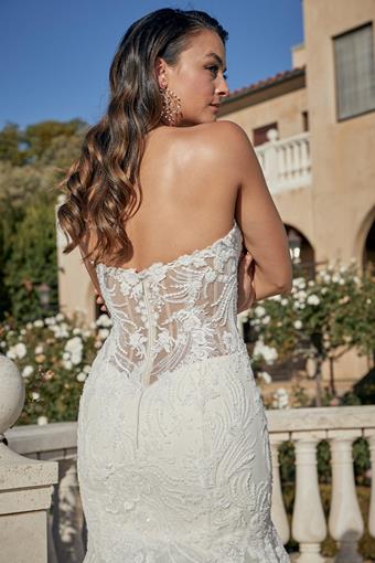 Casablanca Bridal #2454 #7 backface vertical cropped thumbnail