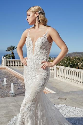 Casablanca Bridal CB8542 Priscilla Style #2458 #3 frontface vertical cropped thumbnail