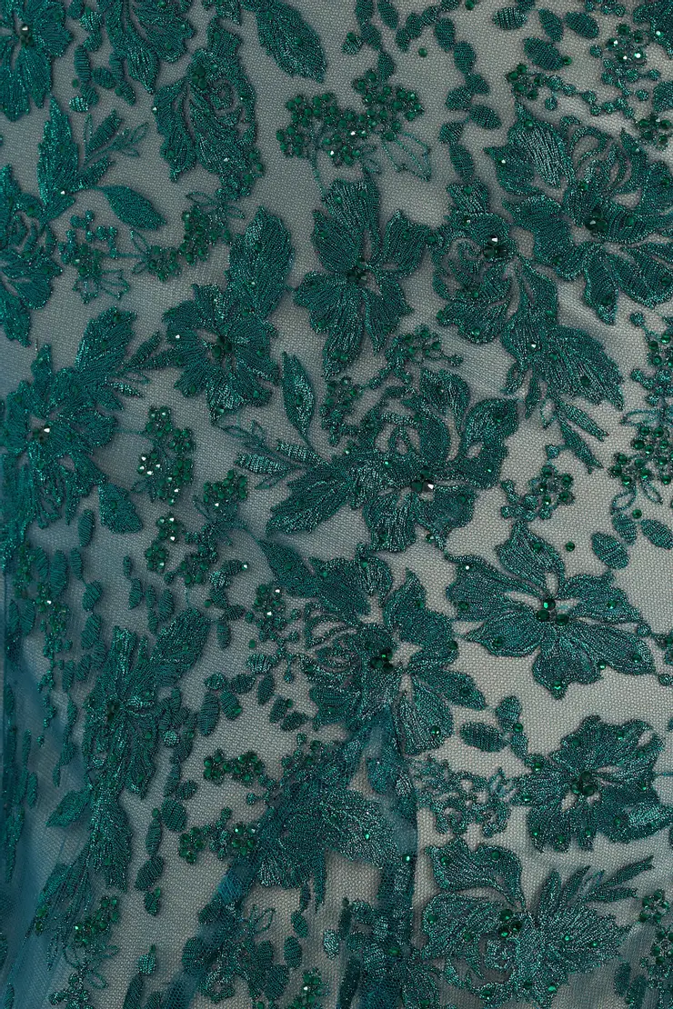 EW122032 Dress... check! Date... optional. #11 Emerald/Nude vertical cropped picture