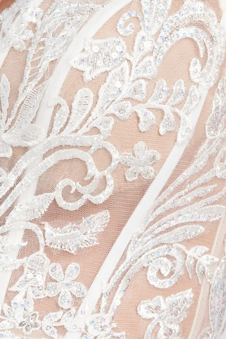 EW122043 Stealing dates kind of dress #4 Pearl White vertical cropped picture