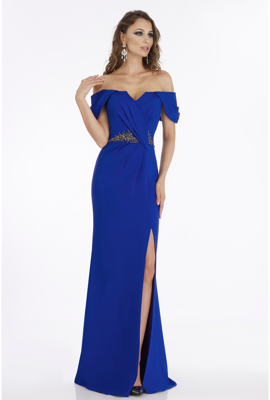 green emerald velvet dress Feriani Couture 18417 - Mikado Long Mermaid Dress