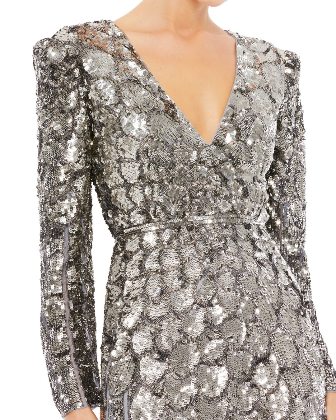 Mac Duggal*華やかなパープル色*ハイスリット*優雅*サテンドレス Mac Duggal*華やかなパープル色*ハイスリット*優雅*サテンドレス