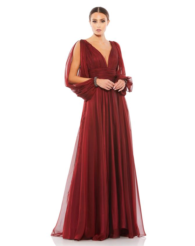 【US発】MAC DUGGAL ドレープハイスリットガウン 67414__d_f.670.jpg