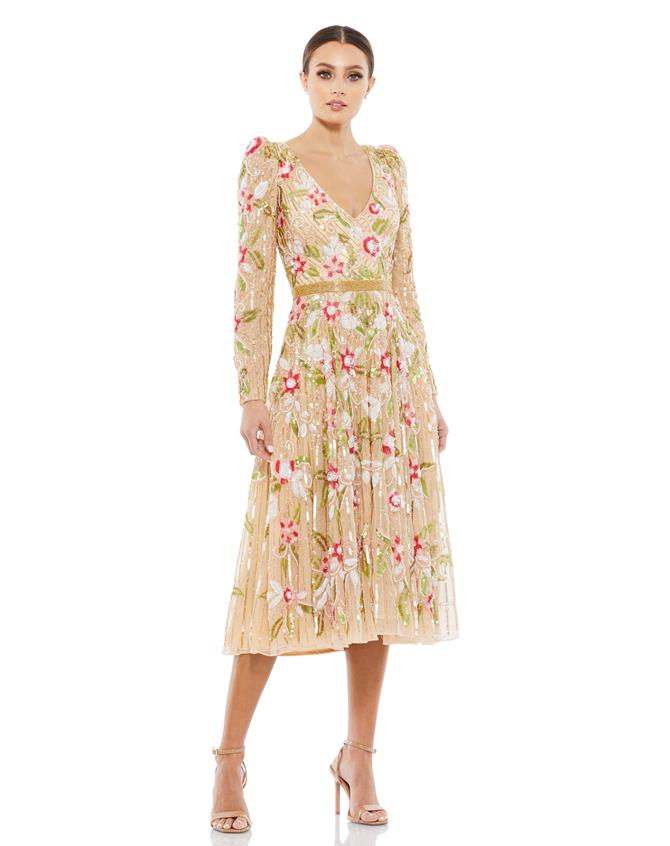 (US発)Mac Duggal 花柄装飾 長袖ガウン 5415__d_f.670.jpg