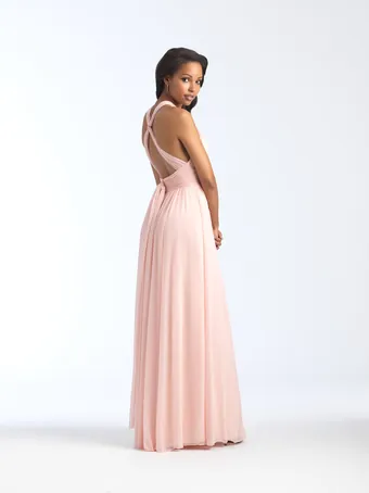 Allure Bridals 1565 Halter Ruched A-Line Gown #2 vertical thumbnail