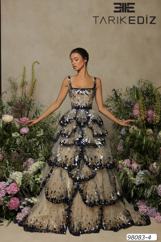 その他 eLeganTa. Tarik Ediz 98200 Evening Dress - Daring Glamour & Elegance