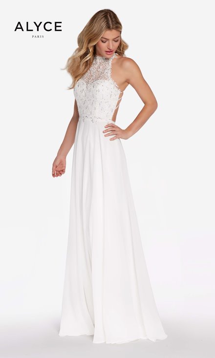 long white prom dresses