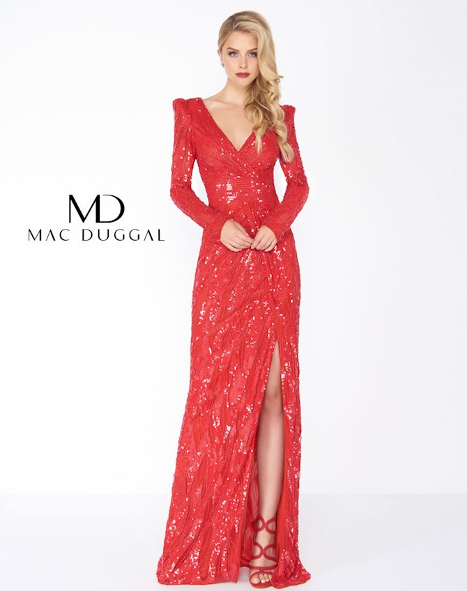 mac duggal red dress