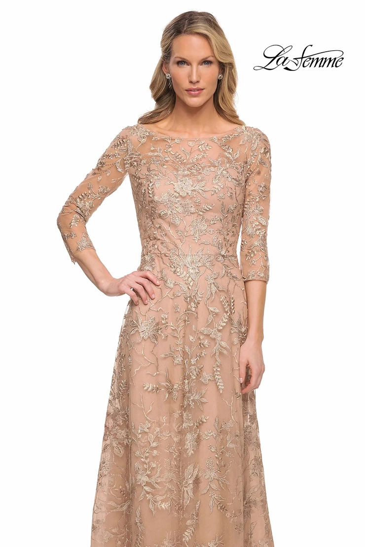 chinese dress ladies La Femme 32695 Dresses 00 / Lavender