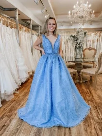 Private Label - S405 - Baby Blue | Samila Bridal and Formal