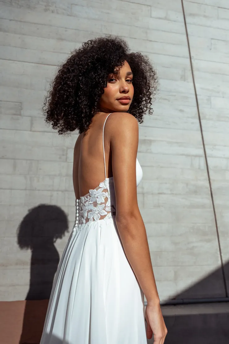 Jenny by Jenny Yoo - Marisa with Applique | Carrie Karibo Bridal