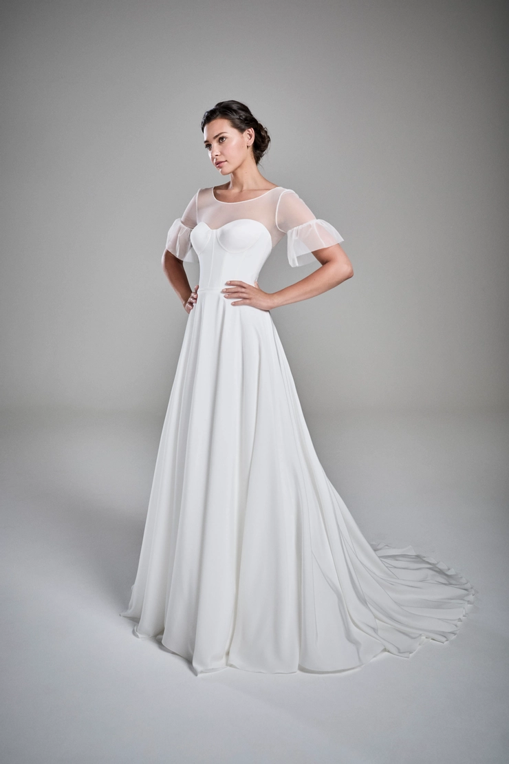suzanne neville evening dresses SUZANNE NEVILLE 2025 MORINGA WEDDING DRESS main image 1