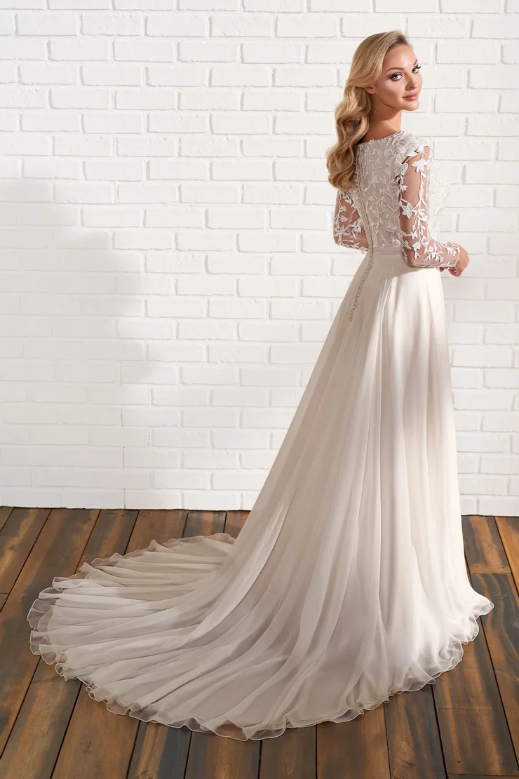 Modest by Mon Cheri Style #MOD202 #4 backface vertical picture