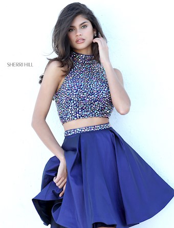 Sherri Hill 11317 #2 Navy vertical thumbnail