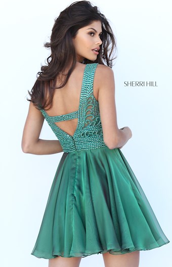 Sherri Hill Style #50517 #8 Olive thumbnail