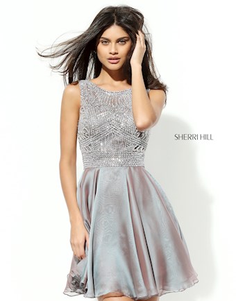 Sherri Hill Style #50517 #10 Silver thumbnail