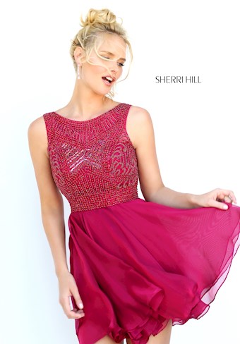 Sherri Hill Style #50517 #1 Berry thumbnail