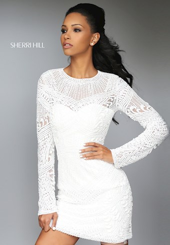 Sherri Hill 50518 #19 Ivory vertical thumbnail