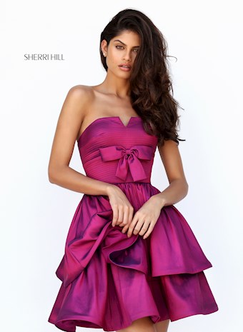 Sherri Hill 50546 #11 Plum vertical thumbnail