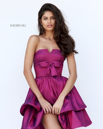Sherri Hill 50546 #8 Plum vertical thumbnail
