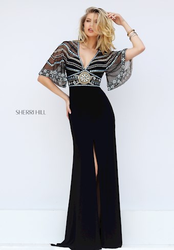 Sherri Hill 50591 #3 Black/Multi vertical thumbnail