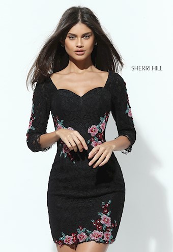 Sherri Hill 50605 #2 Black/Multi vertical thumbnail