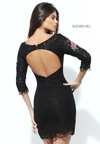 Sherri Hill 50605 #3 Black/Multi vertical thumbnail