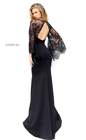 Sherri Hill 50610 #5 Black vertical thumbnail