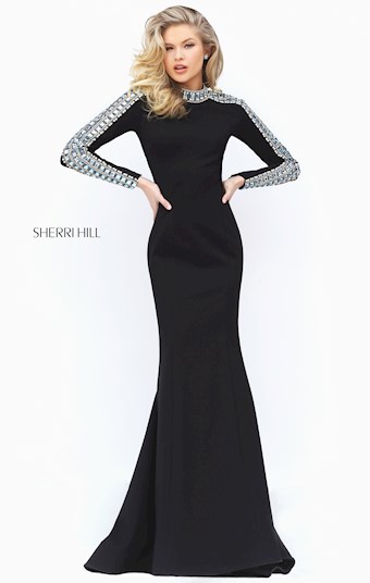 Sherri Hill 50611 #3 Black vertical thumbnail