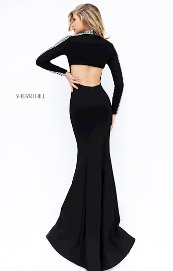 Sherri Hill 50611 #4 Black vertical thumbnail
