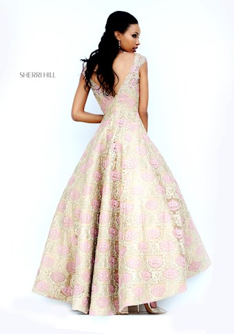 Sherri Hill 50612 #2 Gold/Pink vertical thumbnail