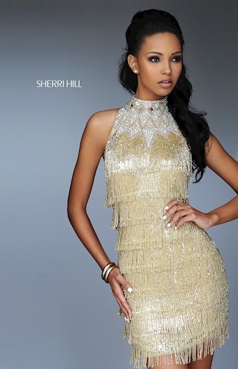 Sherri Hill 50619 #0 default Gold frontface vertical thumbnail