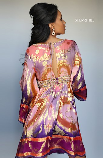 Sherri Hill 50625 #4 Gold/Purple/Multi vertical thumbnail