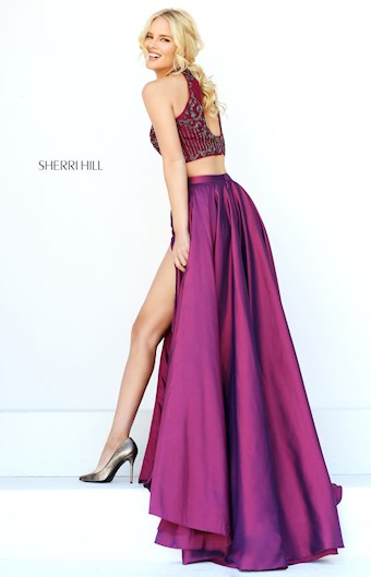 Sherri Hill 50627 #3 Plum vertical thumbnail