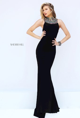Sherri Hill 50629 #5 Black/Multi vertical thumbnail