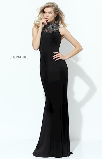 Sherri Hill 50629 #1 Black/Multi vertical thumbnail