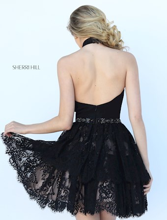 Sherri Hill 50634 #7 Black vertical thumbnail