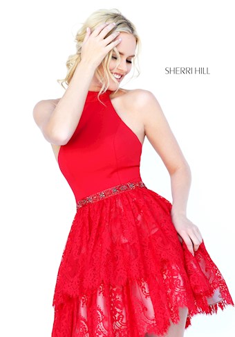 Sherri Hill 50634 #5 Red vertical thumbnail