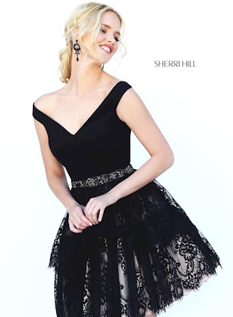 Sherri Hill 50635 #1 Black vertical thumbnail