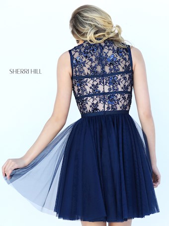 Sherri Hill 50636 #1 Navy vertical thumbnail
