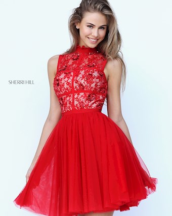 Sherri Hill 50636 #4 Red vertical thumbnail