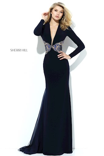 Sherri Hill 50651 #6 Black vertical thumbnail