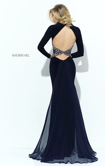 Sherri Hill 50651 #5 Black vertical thumbnail
