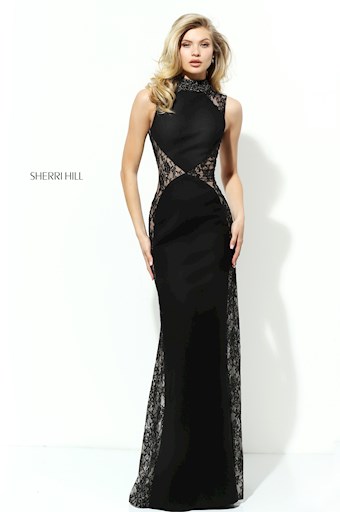 Sherri Hill 50652 #2 Black vertical thumbnail