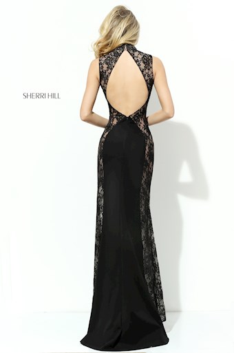 Sherri Hill 50652 #1 Black vertical thumbnail