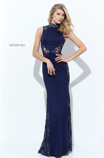 Sherri Hill 50652 #4 Navy vertical thumbnail