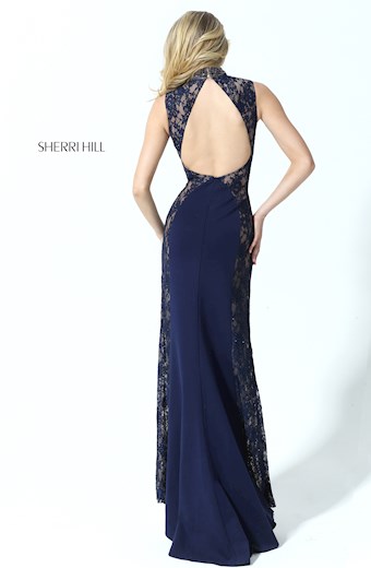 Sherri Hill 50652 #3 Navy vertical thumbnail