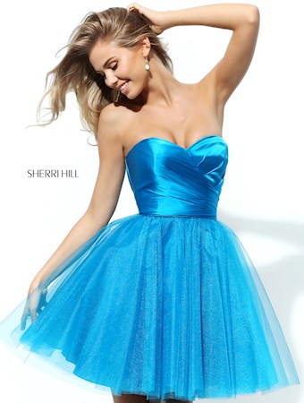 Sherri Hill 50657 #2 Turquoise vertical thumbnail