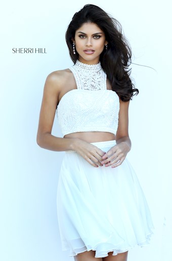 Sherri Hill 50672 #0 default Ivory frontface vertical thumbnail