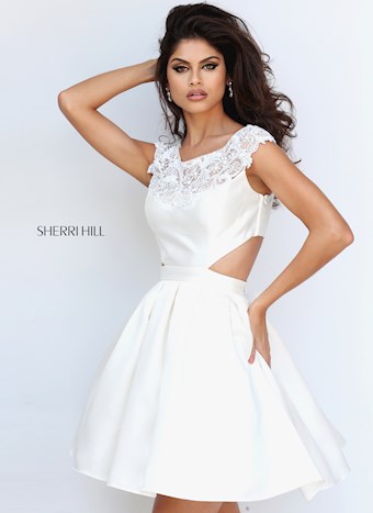 Sherri Hill 50682 #13 Ivory vertical thumbnail